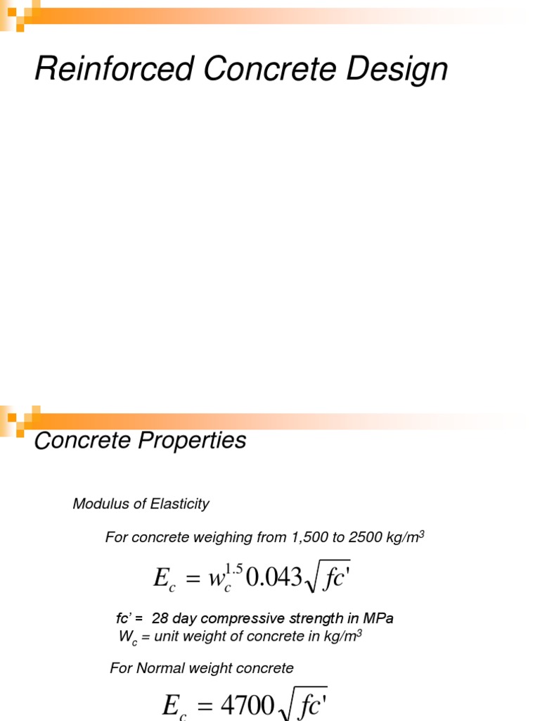 Reinforced Concrete PDF | PDF | Bending | Strength Of Materials