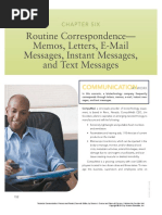 Chapter 6 - Routine Correspondence