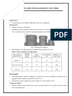 Determination of Bulk Density and Voids