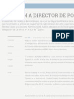 ASESINAN A DIRECTOR DE POLICÍA DE TIJUANA - Archivo Digital de Noticias de Colombia y el Mundo desde