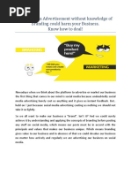 Branding Before Marketing