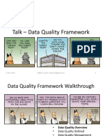 Talk - Data Quality Framework