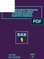 Analisis Kebutuhan Perencanaan Pengelolaan Air Limbah Di Kecamatan Nguter Kabupaten Sukoharjo