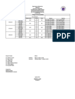 Department of Education Region III Division of Pampanga Tinajero High School Annex Sta. Lucia Resettlement Center San Isidro, Magalang, Pampanga