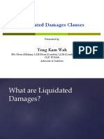 Liquidated Damages Clauses: Teng Kam Wah