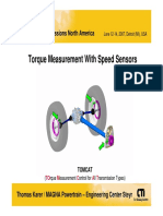 Torque Measurement With Speed Sensors