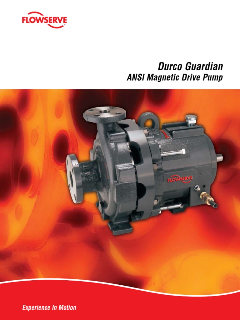 Durco Guardian ANSI Drive Pump PDF Pump Mechanical Engineering