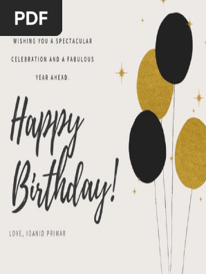 Happy Birthday Card