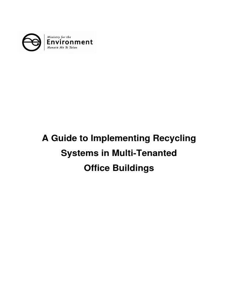 Guidelines Building Waste Management PDF Recycling Waste Management