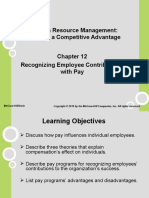 Human Resource Management: Gaining A Competitive Advantage Recognizing Employee Contributions With Pay