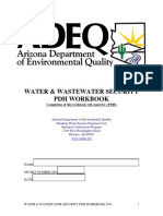 Water & Wastewater Security PDH Workbook: Completion of This Workbook Will Count For 2 Pdhs