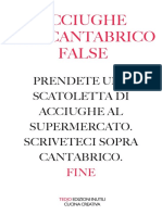 Acciughe Cantabrico False