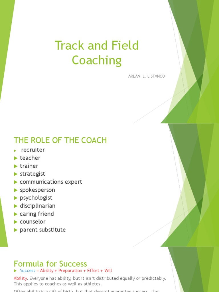 Track and Field Coaching | PDF | Running | Strength Training