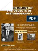 The Ontology of The Objects of Historiography