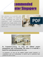 Expert Carpentry Services in Singapore by thecarpenters.com.sg