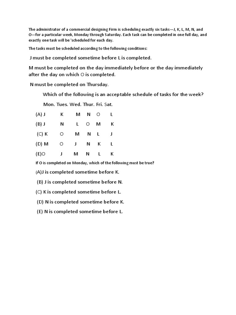 Analytical Reasoning Questions PDF
