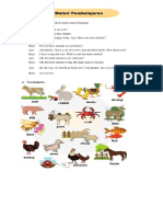 Lampiran 1: Materi Pembelajaran: 1. Teks Transaksional Terkait Nama-Nama Binatang