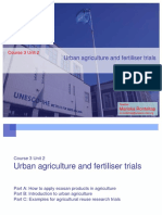 Urban Agriculture and Fertiliser Trials: Course 3 Unit 2