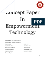 Concept Paper in Empowerment Technology