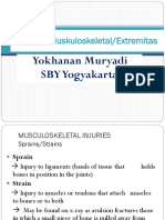 Trauma Muskuloskeletal/Extremitas: Yokhanan Muryadi SBY Yogyakarta