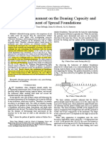 Effect of Confinement on the Bearing Capacity and Settlement of Spread Foundations