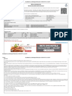 IRCTC E-ticket details for PNR 4319991819