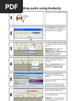 Recording Audio Using Audacity