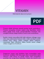 Vitamin: Oleh Qurrotu Aini (2017130040)