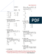 Latihan Soal Persamaan Kuadrat