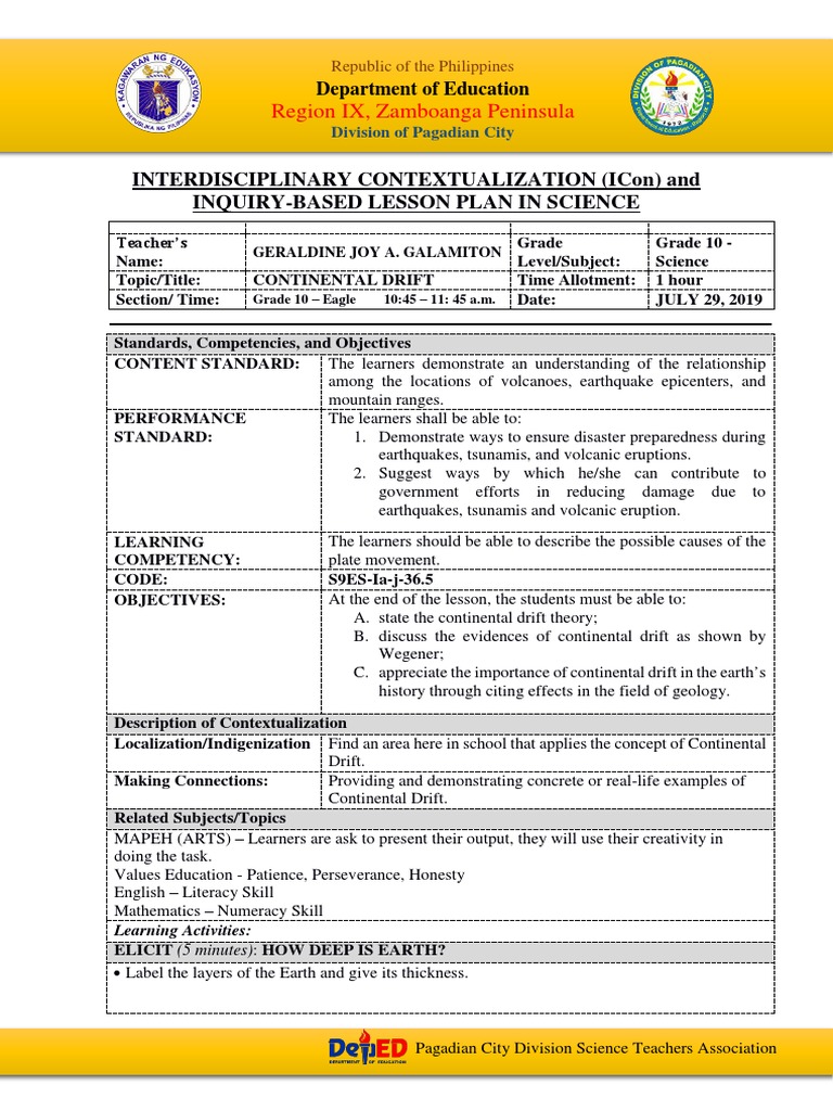 Interdisciplinary Contextualization Icon And Inquiry Based Lesson