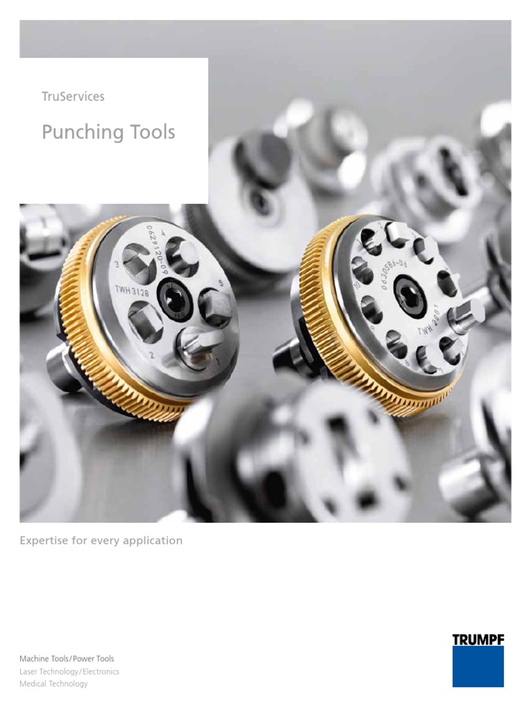 TRUMPF Punch Tooling Catalog Overview | PDF | Sheet Metal | Business ...
