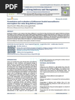 Formulation and Evaluation of Deflazacort Loaded M