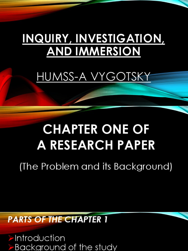 how to make practical research chapter 1
