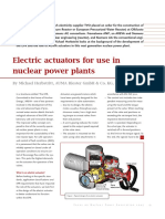Electric Actuators For Use in Nuclear Power Plants: by Michael Herbstritt, Auma Riester GMBH & Co. KG, Germany