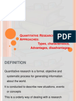 Types of Quantitative Research