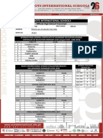 Roots International Schools: Official High School Transcript