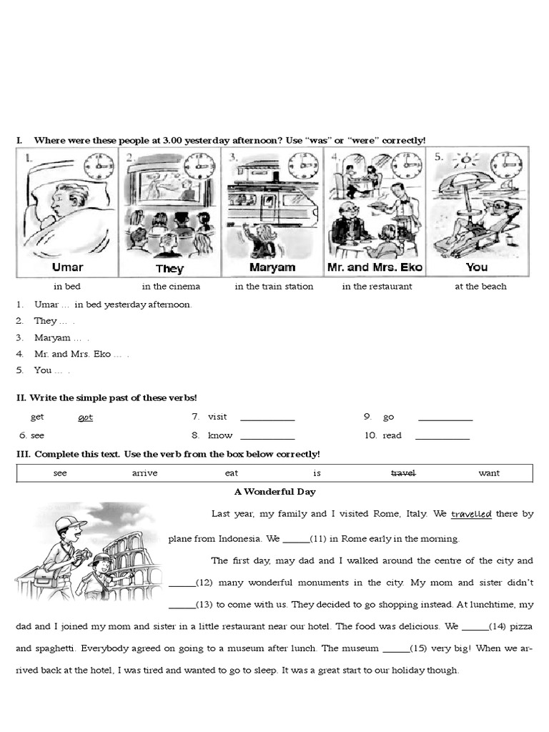 Contoh Soal Bahasa Inggris Past Tense Kelas 8 Smp Mts Onomastics Languages