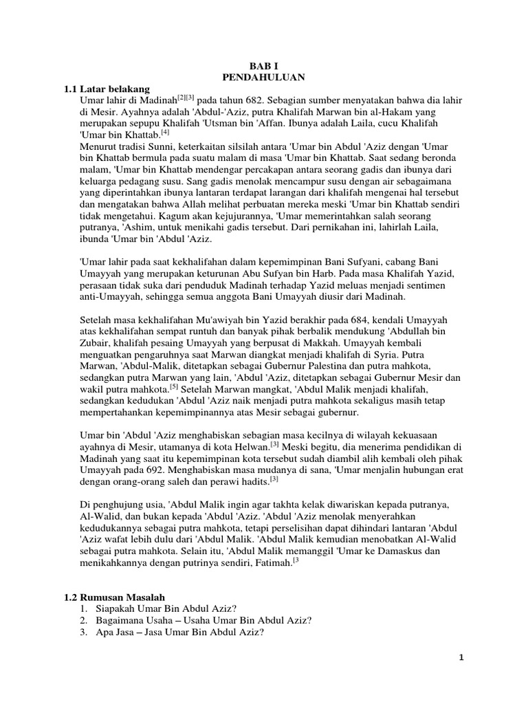 Umar Bin Abdul Aziz PDF
