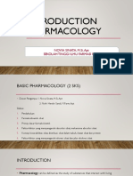 Pertemuan 1 Introduction Pharmacology