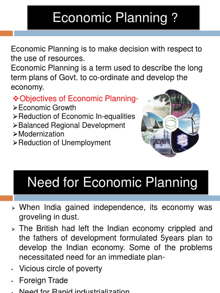 Overview of India's Economic Planning | PDF | Economic Growth | Economies