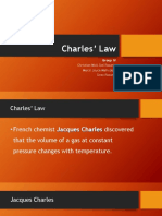 Reporting Science Charles' Law