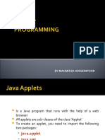 Applet Programming