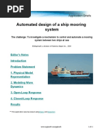 Automated Design of A Ship Mooring PDF