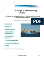 Automated Design of A Ship Mooring PDF