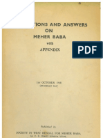 61 Questions and Answers On Meher Baba