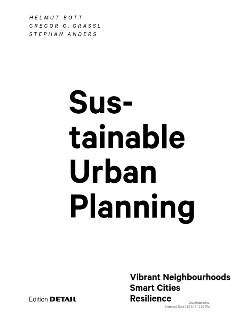 Sustainable Urban Planning Vibrant Neighbourhoods Smart Cities