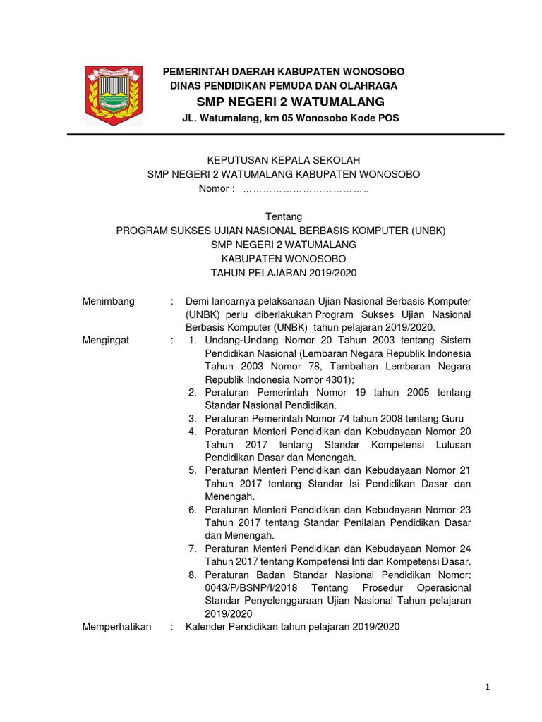 Prog Sukses Unbk 19 20