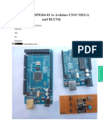 Connect ESP8266-01 to Arduino and control with Blynk app