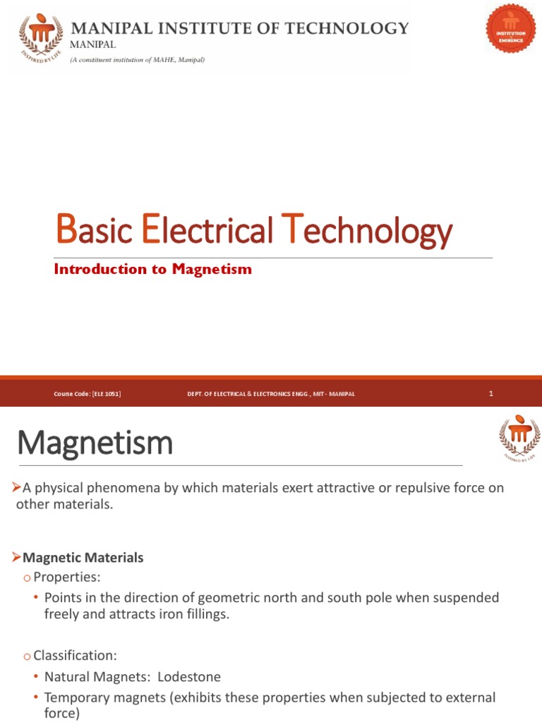 introduction to magnetism