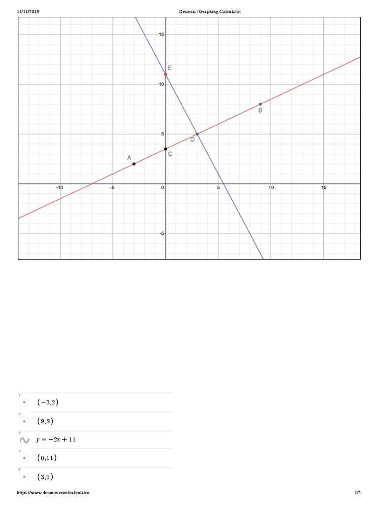 Desmos Graphing Calculator PDF